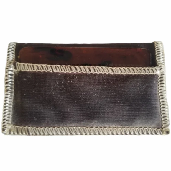 Vintage Antique Mother of Pearl Compact With Case